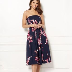 DEL MAR STRAPLESS DRESS with Pockets